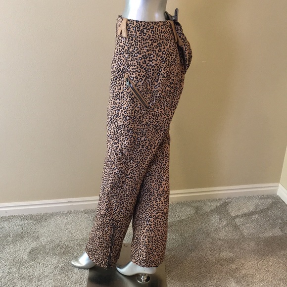 Obermeyer Harlow Ski Pants / Snow Pants In Leopard Print - Picture 5 of 16